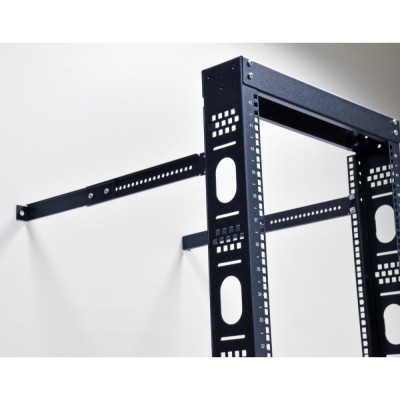 Комплект фіксаторів однорамної стійки до стіни, сірий