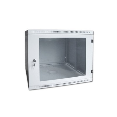 Шафа серверна SteelNet 12U 600 x 600 для мережевого обладнання (скло, сірий) Шафа серверна SteelNet 12U 600 x 600 для мережевого обладнання (скло, сірий)