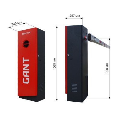 Швидкісний шлагбаум Gant STRIKE з телескопічною стрілою 4-6 метрів зі світловідбиваючими наклейками Швидкісний шлагбаум Gant STRIKE з телескопічною стрілою 4-6 метрів зі світловідбиваючими наклейками