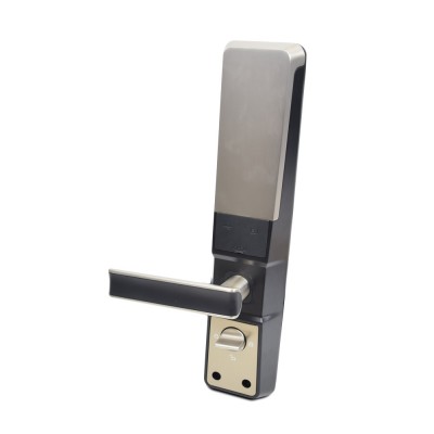 Smart замок ZKTeco ZM100 right для правых дверей со сканированием лица и считывателем отпечатка пальца