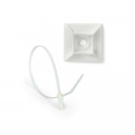 Монтажний комплект: Стяжка Relfix 5 x 200 мм з кріпленням (100 шт/уп) біла+ Майданчик для стяжки Relfix з клейкою основою універсальна 20 x 20 мм (50 шт/уп) білий Монтажний комплект: Стяжка Relfix 5 x 200 мм з кріпленням (100 шт/уп) біла+ Майданчик для стяжки Relfix з клейкою основою універсальна 20 x 20 мм (50 шт/уп) білий