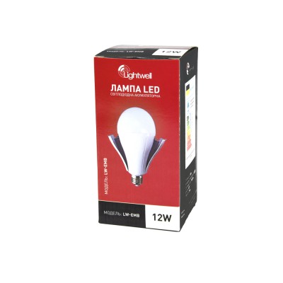 Лампа LED акумуляторна Lightwell 12Вт Е27 LW-EMB-12W
