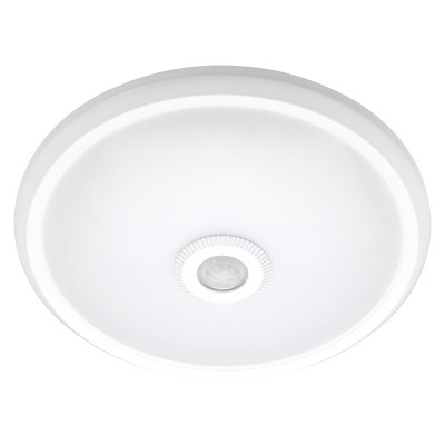 Світильник світлодіодний стельовий з датчиком руху e.sensor.LED.77.12.4000 (білий), 12 Вт, 4000К, 360°, IP20 Світильник світлодіодний стельовий з датчиком руху e.sensor.LED.77.12.4000 (білий), 12 Вт, 4000К, 360°, IP20