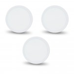 Комплект із 3-х світильників світлодіодних LIGHTWELL LW-R-SFR-12 12 W коло, накладний Комплект із 3-х світильників світлодіодних LIGHTWELL LW-R-SFR-12 12 W коло, накладний