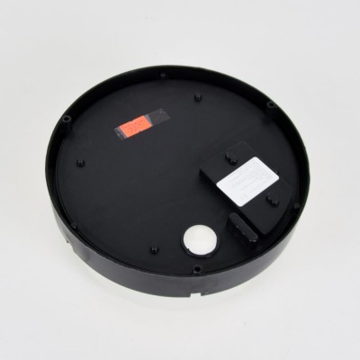 Світильник ERKA 1065D.i-Вlack-В з датчиком руху 26 W круглий чорний/білий Е27 IP 65 (розпродаж 770)