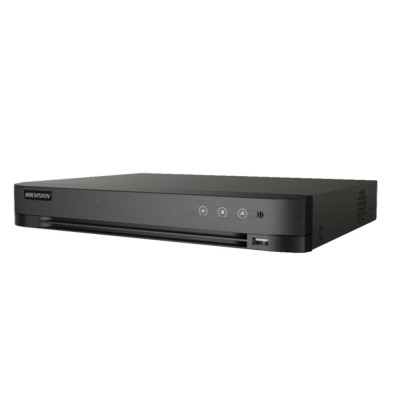 HD-TVI відеореєстратор 16-канальний Hikvision iDS-7216HUHI-M2/XT з аналітикою виявлення руху, перетину лінії та вторгнення