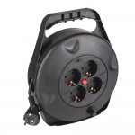 Подовжувач на котушці LP 15м (ПВС 3*0.75), 4 гнізда із заземлювальним контактом до 2.2 кВт