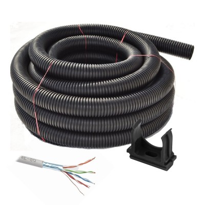 Комплект: Кабель OK-Net КПВЭ-ОП (200) FTP кат.5е (FTP медь внутренний) бухта 305м + Гофротруба стандартная ДКС ПВД D 32 (25 м) черная + Клипса для гофры 32 мм (50 шт/уп) черная Комплект: Кабель OK-Net КПВЭ-ОП (200) FTP кат.5е (FTP медь внутренний) бухта 305м + Гофротруба стандартная ДКС ПВД D 32 (25 м) черная + Клипса для гофры 32 мм (50 шт/уп) черная