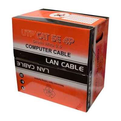 UTP 4*2*0.5-CU кат.5е (UTP мідь внутрішній) бухта 100м