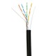 Кабель вита пара ATIS FTP 4*2*0.5-CU PE MT кат.5е (FTP мідь зовнішній з несучим тросом) бухта 305м