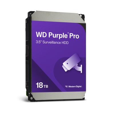 Жорсткий диск 18TB Western Digital WD Purple Pro WD181PURP для відеоспостереження з AI