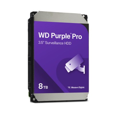 Жесткий диск 8TB Western Digital WD Purple Pro WD8002PURP для видеонаблюдения с AI