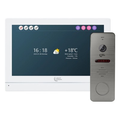 Комплект відеодомофона Light Vision: домофон 7 Комплект відеодомофона Light Vision: домофон 7