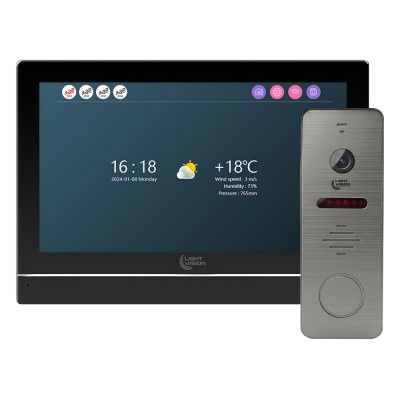 Комплект відеодомофона Light Vision: домофон 7 Комплект відеодомофона Light Vision: домофон 7
