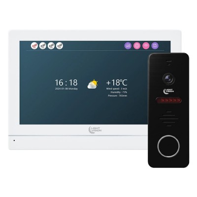 Комплект відеодомофона Light Vision: домофон 7 Комплект відеодомофона Light Vision: домофон 7