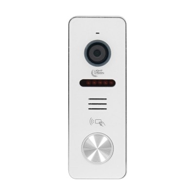 Комплект відеодомофона Light Vision: домофон 7" WiFi Tuya MADRID FHD White та відеопанель 2Mp RIO FHD(RF) White зі зчитувачем Mifare