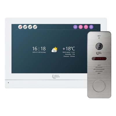 Комплект відеодомофона Light Vision: домофон 7 Комплект відеодомофона Light Vision: домофон 7