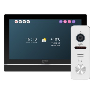 Комплект відеодомофона Light Vision: домофон 7 Комплект відеодомофона Light Vision: домофон 7