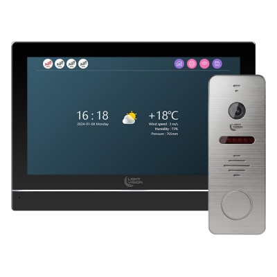 Комплект відеодомофона Light Vision: домофон 7 Комплект відеодомофона Light Vision: домофон 7