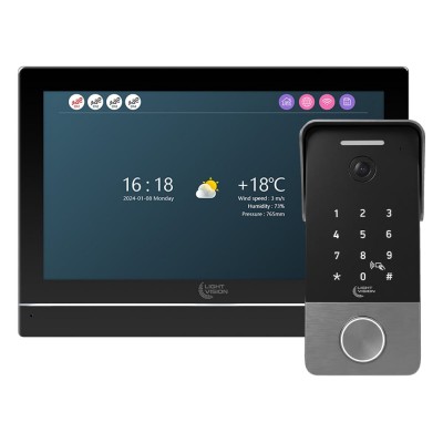 Комплект відеодомофона Light Vision: домофон 7 Комплект відеодомофона Light Vision: домофон 7