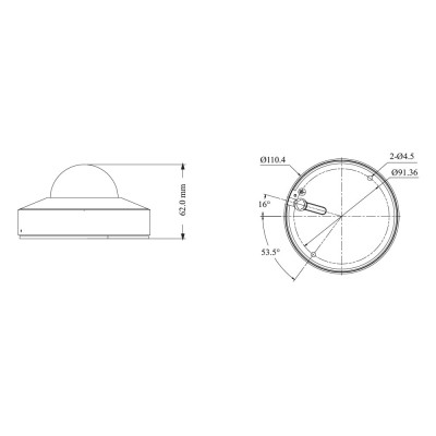 IP-відеокамера 6Mp TVT TD-9567E4B-A(D/PE/AR1) White f=2.8mm з 2 мікрофонами IP-відеокамера 6Mp TVT TD-9567E4B-A(D/PE/AR1) White f=2.8mm з 2 мікрофонами