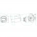 IP-відеокамера 6Mp TVT TD-9462E4B-A(D/PE/AW3) White f=2.8mm, ІЧ+LED-підсвічування, з 2 мікрофонами