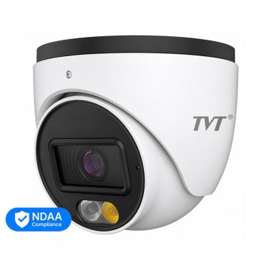 IP-відеокамера 6Mp TVT TD-9564E4B-A(D/PE/AW2) White f=2.8mm, ІЧ+LED-підсвічування, з мікрофоном