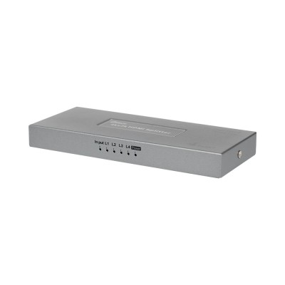 Разветвитель видеосигнала 4K HDMI 1x4 Dtech DT-7144A(MS) Разветвитель видеосигнала 4K HDMI 1x4 Dtech DT-7144A(MS)