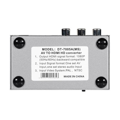 Конвертер видеосигнала AV-HDMI Dtech DT-7005A