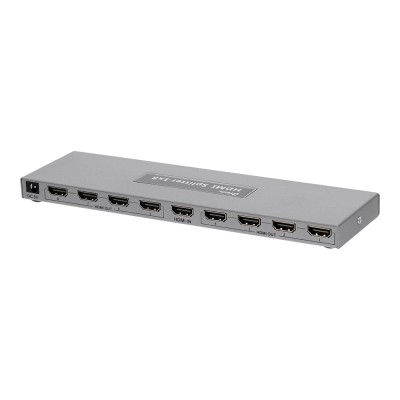 Разветвитель видеосигнала HDMI 1x8 4K Dtech DT-7148B(MS) Разветвитель видеосигнала HDMI 1x8 4K Dtech DT-7148B(MS)