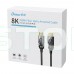 Кабель оптичний армований HDMI 2.1 50m Dtech DT-HF8050BK Кабель оптичний армований HDMI 2.1 50m Dtech DT-HF8050BK