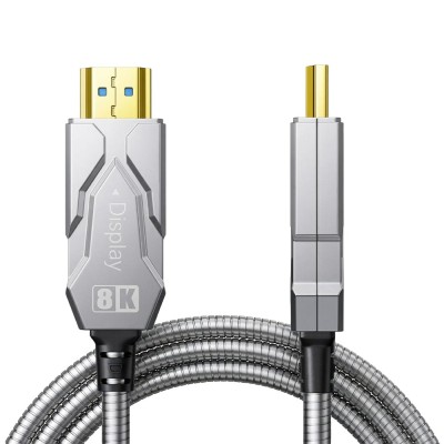 Кабель оптичний армований HDMI 2.1 70m Dtech DT-HF8070K Кабель оптичний армований HDMI 2.1 70m Dtech DT-HF8070K