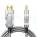 Кабель оптичний армований HDMI 2.1 70m Dtech DT-HF8070K Кабель оптичний армований HDMI 2.1 70m Dtech DT-HF8070K
