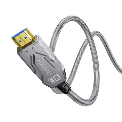Кабель оптичний армований HDMI 2.0 40m Dtech DT-HF2040K Кабель оптичний армований HDMI 2.0 40m Dtech DT-HF2040K