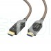 Кабель оптичний армований HDMI 2.1 50m Dtech DT-HF8050BK Кабель оптичний армований HDMI 2.1 50m Dtech DT-HF8050BK