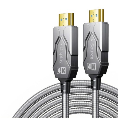 Кабель оптичний армований HDMI 2.0 40m Dtech DT-HF2040K Кабель оптичний армований HDMI 2.0 40m Dtech DT-HF2040K