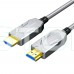 Кабель оптичний армований HDMI 2.1 70m Dtech DT-HF8070K Кабель оптичний армований HDMI 2.1 70m Dtech DT-HF8070K