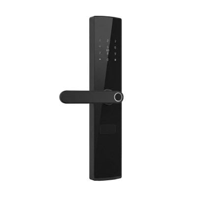 Замок биометрический автономный Trinix TRL-5404BTF Black L/R с Bluetooth, считывателем отпечатков пальцев и карт Mifare Замок биометрический автономный Trinix TRL-5404BTF Black L/R с Bluetooth, считывателем отпечатков пальцев и карт Mifare