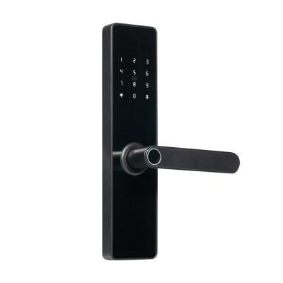 Замок биометрический автономный Trinix TRL-5101BTF Black L/R с Bluetooth, считывателем отпечатков пальцев и карт Mifare Замок биометрический автономный Trinix TRL-5101BTF Black L/R с Bluetooth, считывателем отпечатков пальцев и карт Mifare