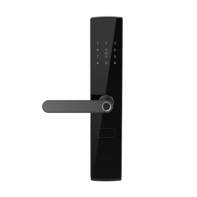 Замок биометрический автономный Trinix TRL-5404BTF Black L/R с Bluetooth, считывателем отпечатков пальцев и карт Mifare Замок биометрический автономный Trinix TRL-5404BTF Black L/R с Bluetooth, считывателем отпечатков пальцев и карт Mifare