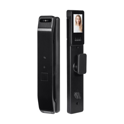 Замок биометрический автономный Trinix TRL-8804BTV Black L/R с Bluetooth и Wi-Fi, распознаванием лиц, ладоней, считывателем отпечатков пальцев и карт Mifare Замок биометрический автономный Trinix TRL-8804BTV Black L/R с Bluetooth и Wi-Fi, распознаванием лиц, ладоней, считывателем отпечатков пальцев и карт Mifare