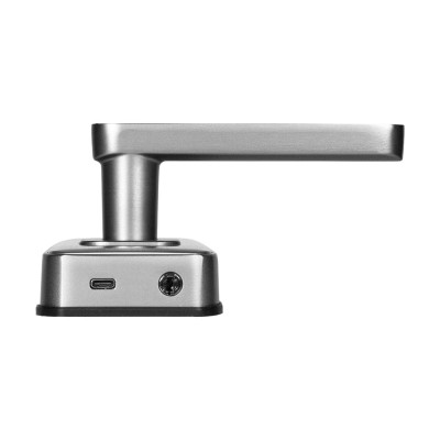 Замок биометрический автономный Trinix TRL-5406BTF Silver L/R с Bluetooth, считывателем отпечатков пальцев и карт Mifare Замок биометрический автономный Trinix TRL-5406BTF Silver L/R с Bluetooth, считывателем отпечатков пальцев и карт Mifare