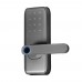 Замок биометрический автономный Trinix TRL-5406BTF Silver L/R с Bluetooth, считывателем отпечатков пальцев и карт Mifare