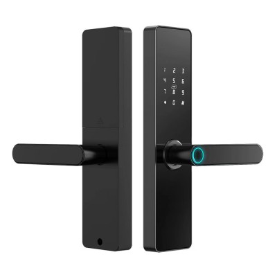Замок биометрический автономный Trinix TRL-5101BTF Black L/R с Bluetooth, считывателем отпечатков пальцев и карт Mifare Замок биометрический автономный Trinix TRL-5101BTF Black L/R с Bluetooth, считывателем отпечатков пальцев и карт Mifare
