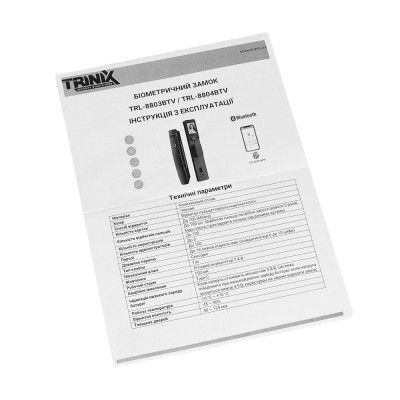 Замок биометрический автономный Trinix TRL-8803BTV Black L/R с Bluetooth и Wi-Fi, распознаванием лиц, ладоней, считывателем отпечатков пальцев и карт Mifare Замок биометрический автономный Trinix TRL-8803BTV Black L/R с Bluetooth и Wi-Fi, распознаванием лиц, ладоней, считывателем отпечатков пальцев и карт Mifare