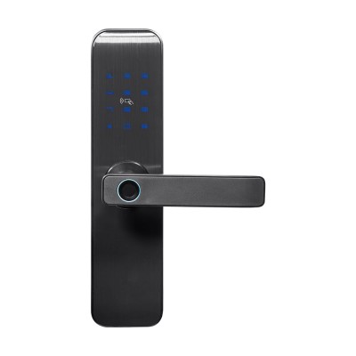 Замок биометрический автономный Trinix TRL-7703WF Black L/R с Bluetooth, считывателем отпечатков пальцев и карт Mifare
