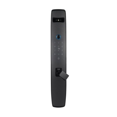 Замок биометрический автономный Trinix TRL-8803BTV Black L/R с Bluetooth и Wi-Fi, распознаванием лиц, ладоней, считывателем отпечатков пальцев и карт Mifare Замок биометрический автономный Trinix TRL-8803BTV Black L/R с Bluetooth и Wi-Fi, распознаванием лиц, ладоней, считывателем отпечатков пальцев и карт Mifare