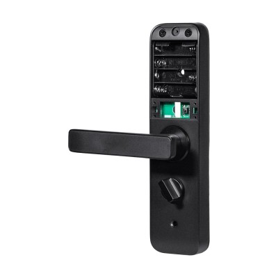 Замок биометрический автономный Trinix TRL-7703WF Black L/R с Bluetooth, считывателем отпечатков пальцев и карт Mifare