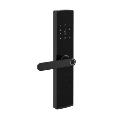 Замок биометрический автономный Trinix TRL-5404BTF Black L/R с Bluetooth, считывателем отпечатков пальцев и карт Mifare Замок биометрический автономный Trinix TRL-5404BTF Black L/R с Bluetooth, считывателем отпечатков пальцев и карт Mifare