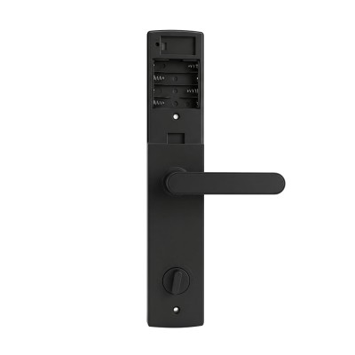 Замок биометрический автономный Trinix TRL-5404BTF Black L/R с Bluetooth, считывателем отпечатков пальцев и карт Mifare Замок биометрический автономный Trinix TRL-5404BTF Black L/R с Bluetooth, считывателем отпечатков пальцев и карт Mifare